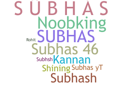 Bijnaam - Subhas