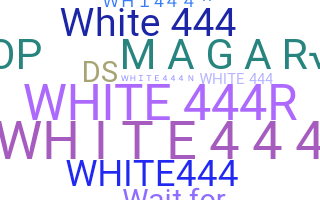 Bijnaam - WHITE4444