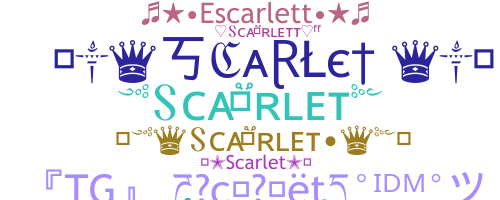 Bijnaam - Scarlet