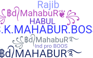 Bijnaam - Mahabur