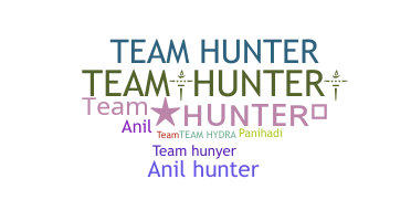 Bijnaam - Teamhunter
