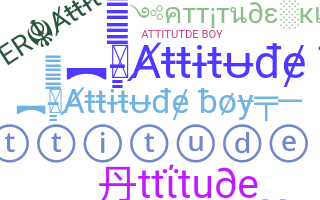 Bijnaam - Attitudeboy