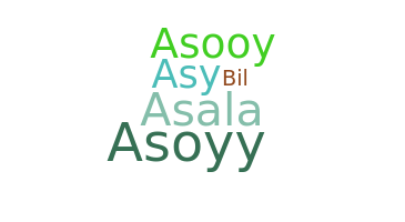 Bijnaam - asoy