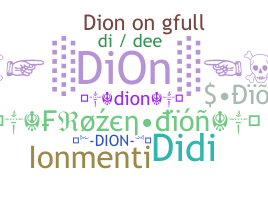 Bijnaam - Dion