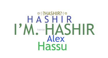 Bijnaam - Hashir