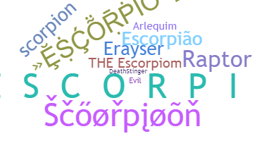 Bijnaam - escorpion