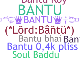 Bijnaam - Bantu