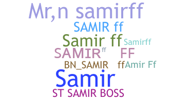 Bijnaam - SAMIRFF