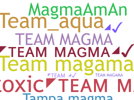 Bijnaam - teammagma