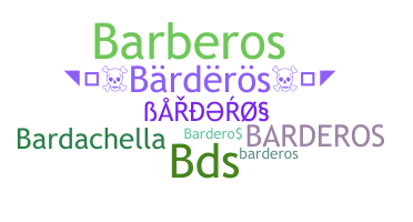 Bijnaam - Barderos