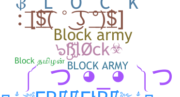 Bijnaam - Block
