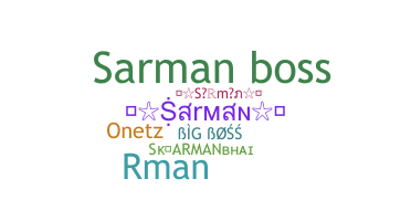 Bijnaam - Sarman