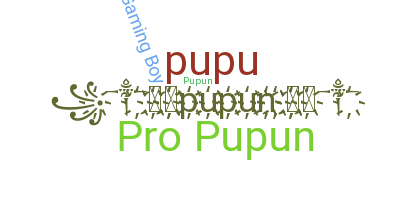 Bijnaam - Pupunu