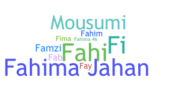Bijnaam - Fahima