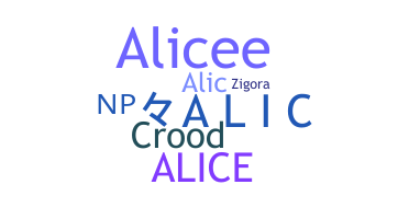 Bijnaam - AliC