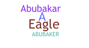 Bijnaam - Abubaker