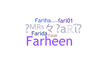 Bijnaam - Fari