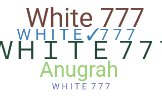 Bijnaam - White777