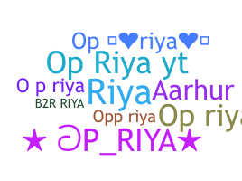 Bijnaam - OPRiya