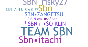Bijnaam - SBN