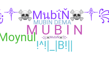 Bijnaam - Mubin