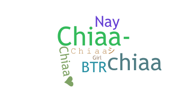 Bijnaam - Chiaa