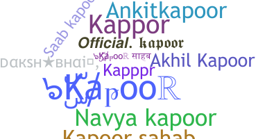 Bijnaam - Kapoor