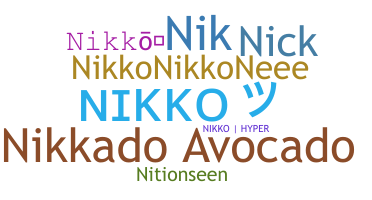 Bijnaam - Nikko