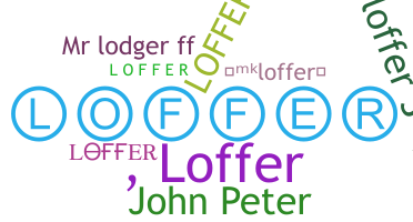 Bijnaam - Loffer