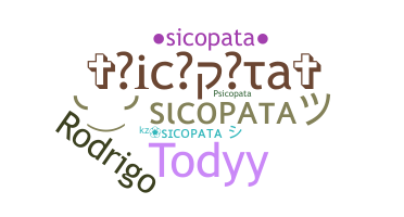 Bijnaam - Sicopata