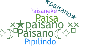 Bijnaam - Paisano