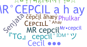 Bijnaam - Mrcepcil