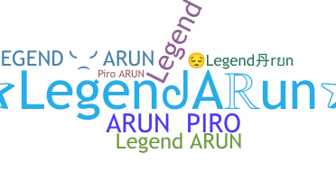 Bijnaam - LegendArun