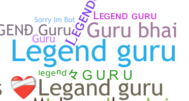 Bijnaam - legendguru
