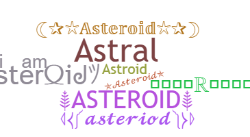 Bijnaam - Asteroid