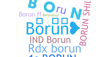 Bijnaam - Borun