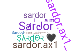 Bijnaam - Sardor