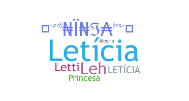 Bijnaam - Letcia