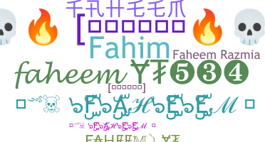 Bijnaam - Faheem