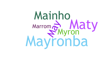 Bijnaam - Mayron