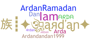 Bijnaam - Ardan