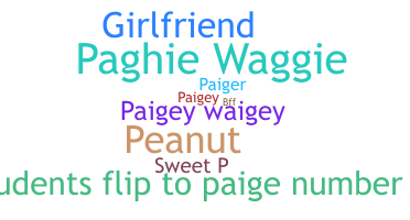 Bijnaam - Paige