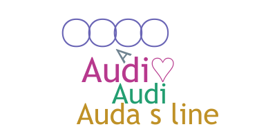 Bijnaam - audi