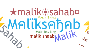 Bijnaam - Maliksahab