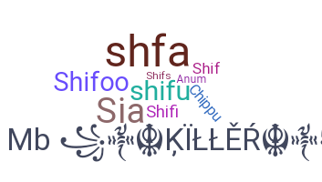Bijnaam - Shifa
