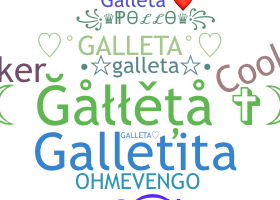 Bijnaam - Galleta