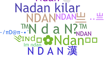 Bijnaam - Ndan