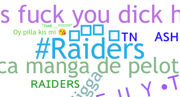 Bijnaam - Raiders