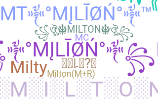 Bijnaam - Milton