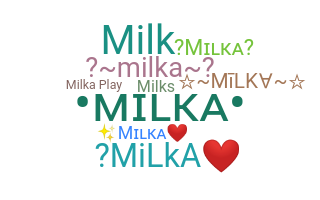 Bijnaam - Milka